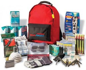 Ready America 70385 Deluxe Emergency Kit 4 Person Backpack