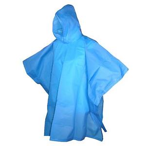 Wholesale Lot Case 648 Emergency Rain Ponchos 50x80 Plastic Hooded Disposable