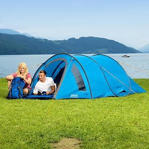 Vango Wurfzelt Pop DLX 300 doppelwandig 3 Personen PopUp Camping Outdoor blau
