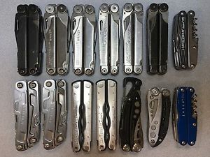 Leatherman multi tool lot of 14 - TSA confiscated