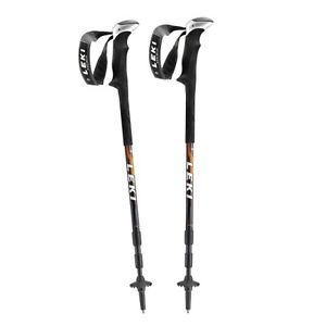 Leki Carbonlite Pair Unisex Adventure Gear Walking Poles - Black One Size