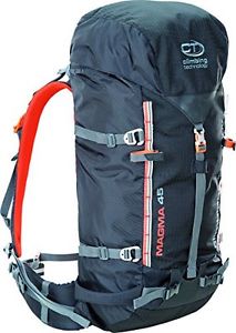 Climbing Technology Magma Zaino da Alpinismo, Nero, 45 L