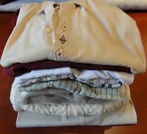 VINTAGE BUNDLE lots of 9x MEN'S BULK PANTS jumper SHIRTS NEW and AS NEW CLOTHES