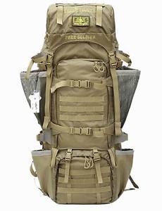 Army Fans im Freien Wandern Kletterrucksack Rucksäcke 76-85L Nylon 6 Farbe