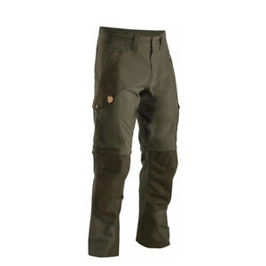 Fjällräven Trekking Hose, Trekkinghose Abisko Trousers, Gr: 48, dark olive