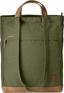 FJALLRAVEN TOTEPACK No 2 practical strong bag leather base GREEN (620)16L