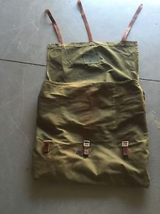 Vintage "Duluth Pack #3" Canvas Rucksack Day Pack Backpack Leather Straps 28x26