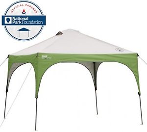 Coleman Instant Canopy Tent 10x10 Easy Set Up Sturdy Frame Outdoor Party Family