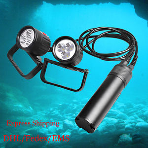 Underwater 200m 12000Lm 6 x XM-L2 U4 LED Scuba Diving Flashlight Canister Torch