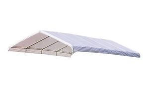 ShelterLogic Super Max 12'x30' Premium Canopy Replacement Cover White Easy Setup