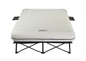 Folding Cot Bed Queen Size Blow Up Mattress With Pump Framed Airbed Bed Camping