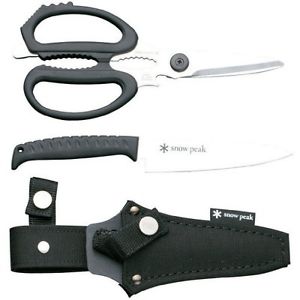 Snow Peak Kitchen Scissors Set, Black