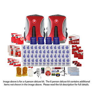 6 Person 72+ Hour Emergency Survival Kit Preparedness Kit Earthquake Kit