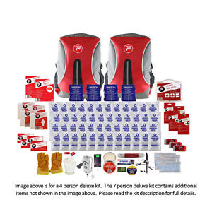 7 Person 72+ Hour Emergency Survival Kit Preparedness Kit Earthquake Kit