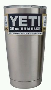 Yeti Rambler Travel Tumbler Stainless Steel 20 oz.with lid ( quantity of 10 )