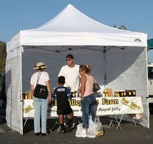 Caravan 10 x 10 Displayshade Canopy Value Package   4 Sidewalls