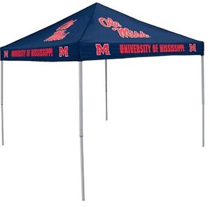 Logo Chair NCAA Ole Miss 9' x 9' Solid Color Tent Durable Water Resistant Canopy