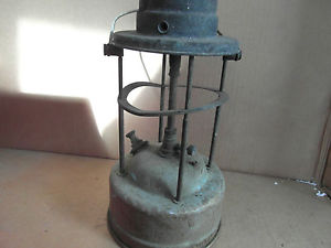 VINTAGE EARLY BRASS PORK PIE TILLEY LAMP  FOR RESTORING