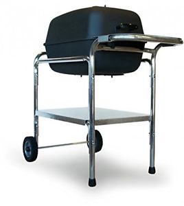 Portable Kitchens Grills Cast Aluminum Grill And Smoker, Graphite