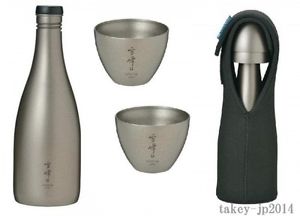 Snow Peak Titanium SAKE Sets TW-540, TW-020 2pcs, UG-540 Outdoor Hiking Japan