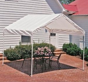 White Outdoor Shelter Canopy Sturdy High Grade Heavy Duty Quick Easy Setup New