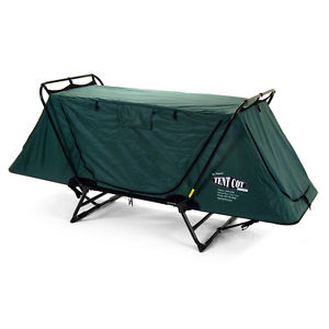 Camp Tent-Cot w/ Rainfly 11" off Ground Durable Steel Frame 84" x 28" sleep area