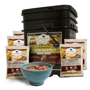 Wise Food Supply 120 Serving Breakfast Only Grab and Go Bucket