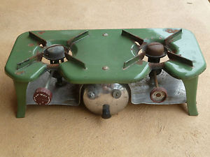 VINTAGE 2 BURNER KEROSENE CAMPING STOVE PRIMUS NO 16 Suit CLASSIC CAR CARAVAN