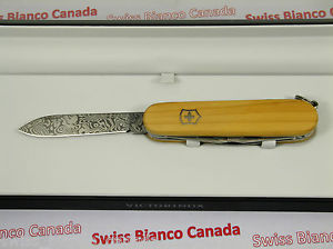 Victorinox 2014 Limited Edition Damascus Wood Spartan Swiss Army Knife #4029