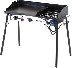 Expedition Propane Gas Stove 3 Burner Outdoor Kitchen Camping Portable 3X New