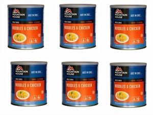 Mountain House Freeze Dried Food CASE Noodles and Chicken 6 CANS