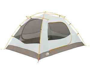 North Face 3 Person 2 Door Outdoor Camping Tent, Family Hiking, Water Resistant