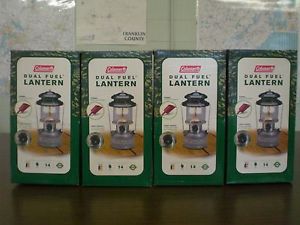 8 EIGHT NEW COLEMAN LANTERN DUAL FUEL GASOLINE MADE IN USA WICHITA KANSAS