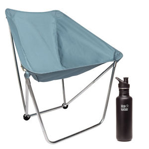 Alite Bison Chair (Tiburon Blue) - With 27oz Stainless Water Bottle (Shale