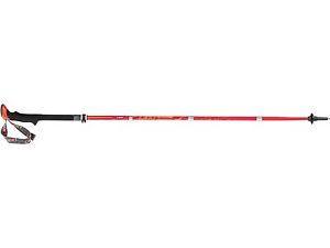 LEKI MICRO VARIO CARBON FOLDABLE TREKKING POLE RED/YELLOW (PAIR)