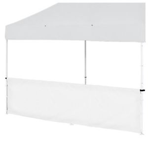 E-Z UP 15 Railskirt with Hardware, White