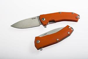 Messer LionSteel KUR Desert Orange Sleipner Stahl G10 Griff Kugellager Flipper