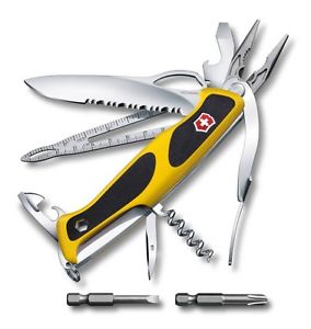 VICTORINOX Taschenwerkzeug Taschenmesser RangerGrip Boatsman gelb 0.9798.MWC8