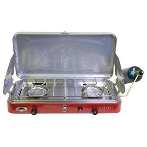 Camp Chef Everest 2 Burner Stove - Two High-Pressure Burners Pump