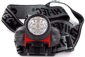 HI-TEC LED headlamp with 3 functions