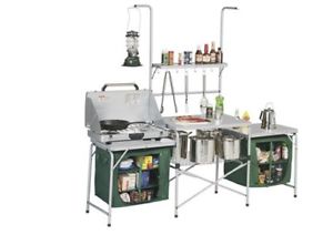 Camper Kitchen Cooking Camp Patio Strong Steel Pvc Sink Lightweight Deluxe