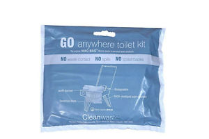 Cleanwaste Go Anywhere Toilet Kits - 100 Pack