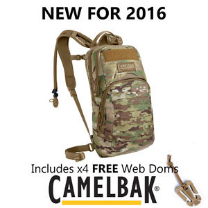 Camelbak MULE 2016 Laser Cut w/ 4 Free ITW WebDoms Lightweight Mission Pack