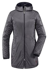 VAUDE, Giacca Donna Kelowa Coat, Grigio (Basalt), 48