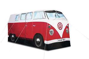 Originale Volkswagen Collezione VW Bulli T1 Tenda Rosso / Bianco 211069616 645