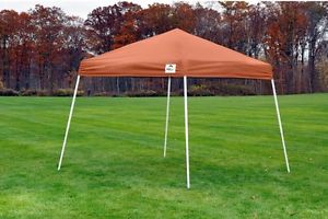 8' x 8' Sport Pop-Up Canopy Slant Leg Cover Terracotta Sturdy Sport Shelter New