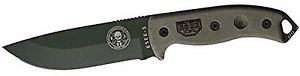 ESEE 5P-OD Plain Blade with Canvas Micarta Handle