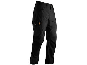 Fjällräven Trekking Hose, Trekkinghose Abisko Trousers, Gr: 48, schwarz