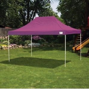 10' x 15' Straight Leg Pro Series Pop Up Purple Canopy Outdoor Weather Shelter