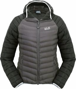 Jack Wolfskin Damen Daunenjacke Zenon XT, Gr. XS, dark steel